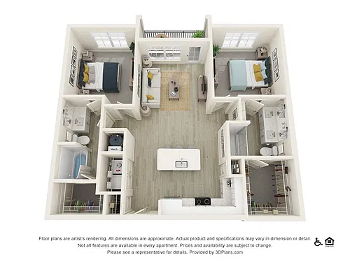 Floor plan B1b