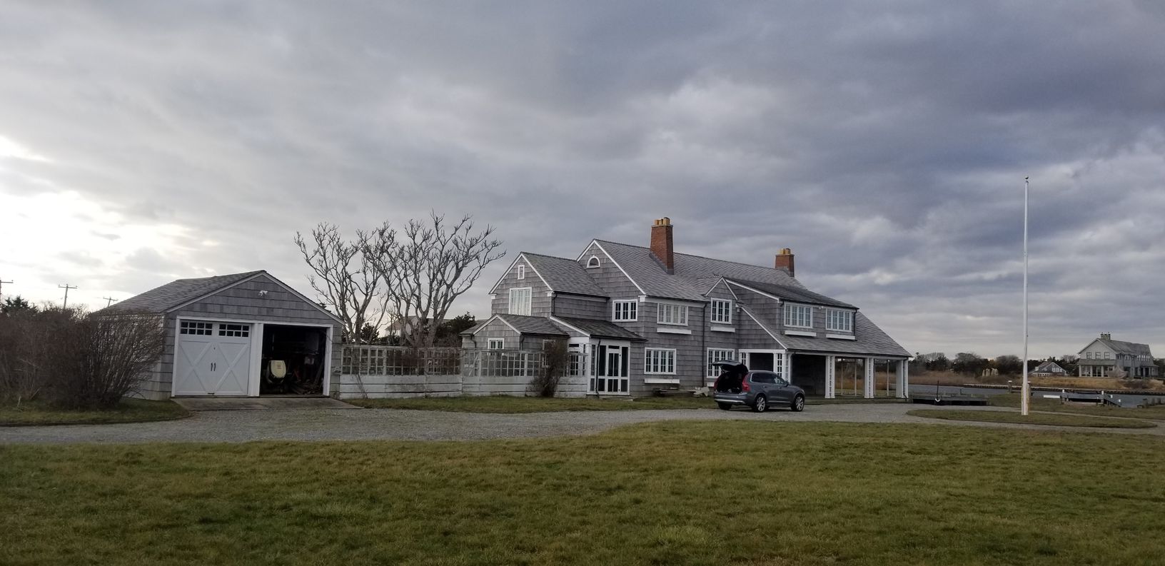  house and garage