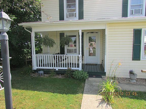 Front view from road