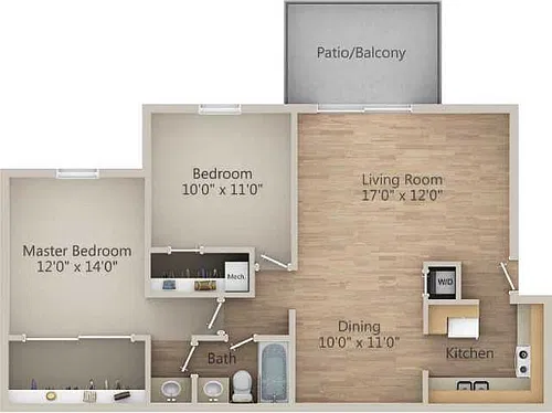 Floor plan Ponce DeLeon
