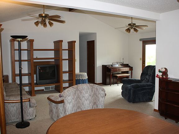 Vaulted Room Opens to Deck