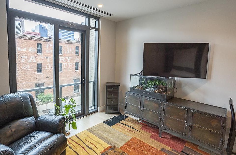 Living room overlooking Wazee St.