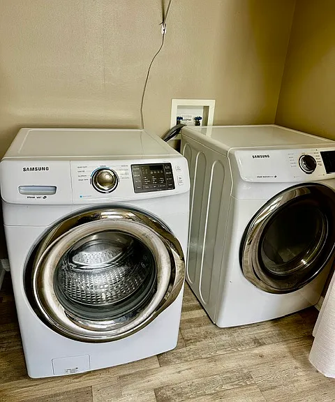 Laundry area with washer and dryer