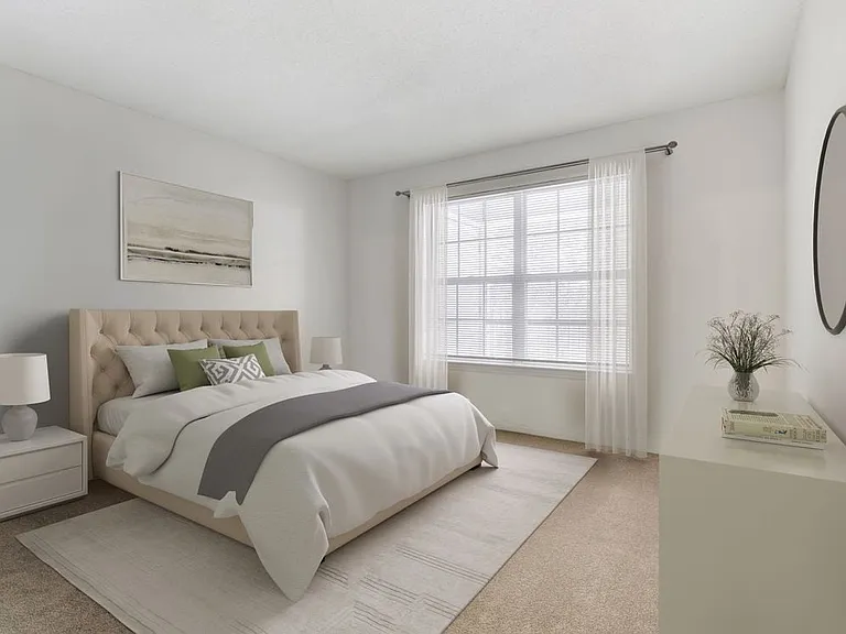 Renovated Package I bedroom with carpet