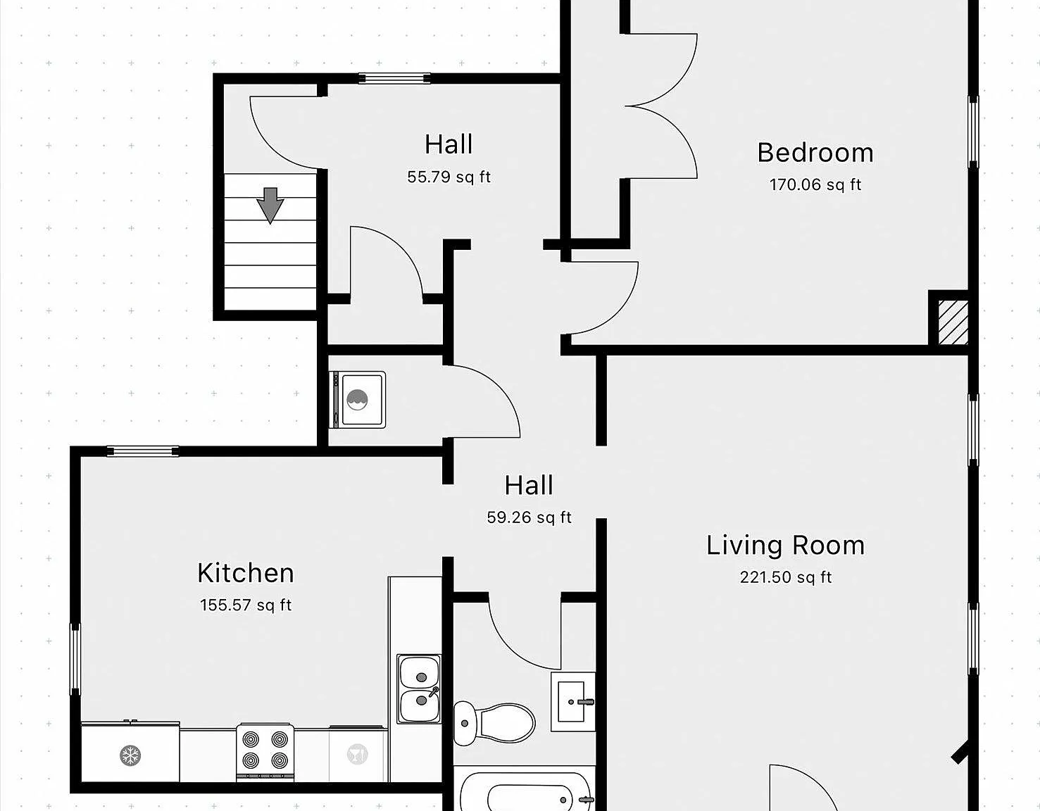 2 bed, 1300 sqft, $1,650 — Photo 4