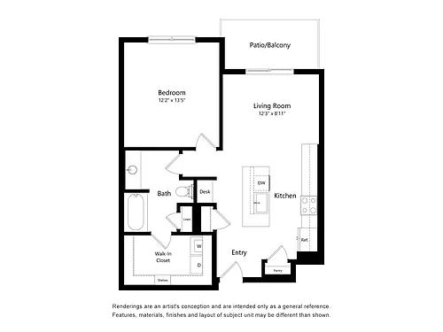 Floor plan 1B1
