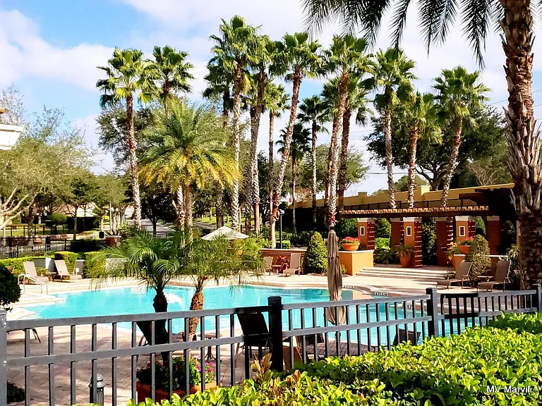 Condominium swimming pool