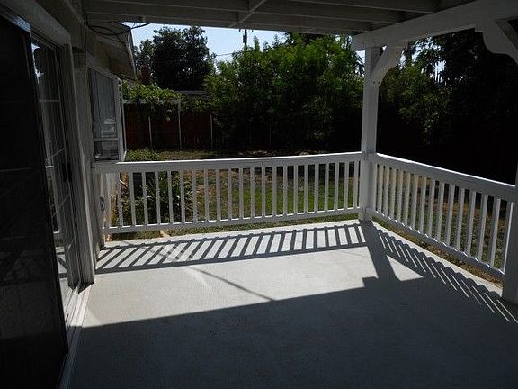 Relaxing covered deck