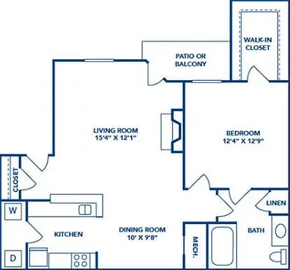 1 Bedroom | 1 Bath | 950 SF 1 Bedroom | 1 Bath | 950 SF