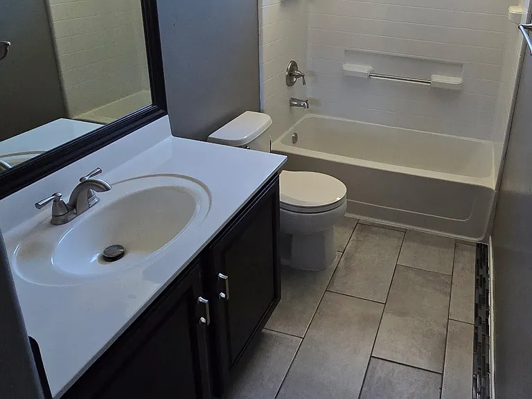 Second/guest bathroom. Redone and upgraded.