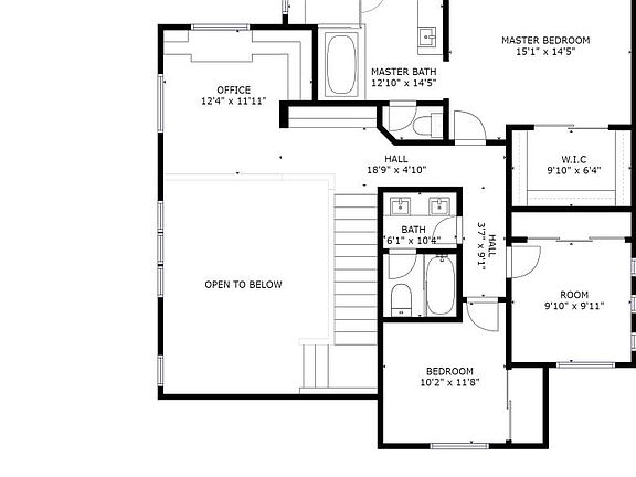 upstairs floor plan