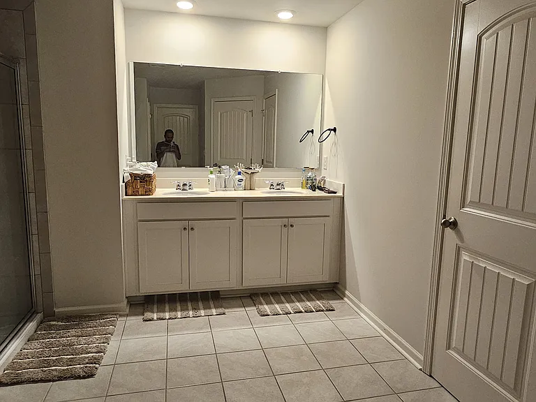 Master Bath with walk-in closet