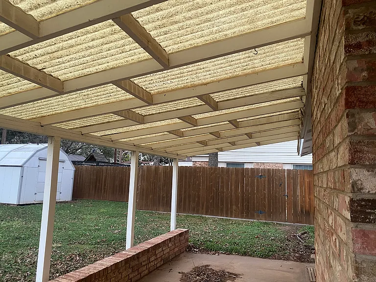covered Patio for your BBQ.