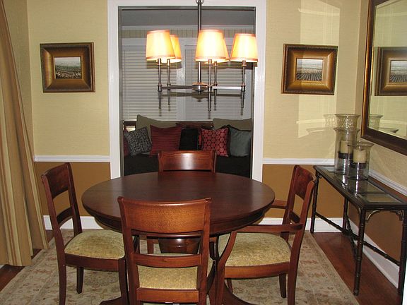 Formal Dining Room with Hardwood Floors!