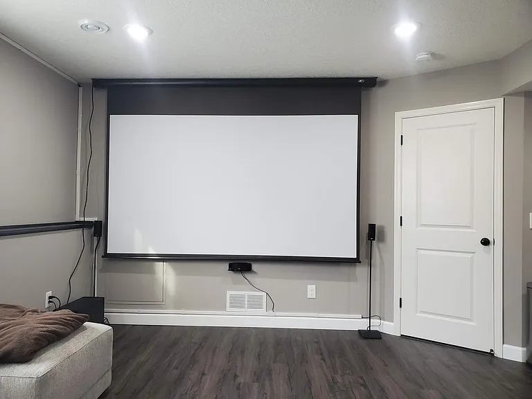 Basement rec room