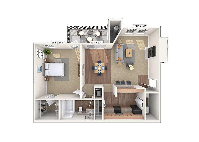 Floor plan The Saratoga