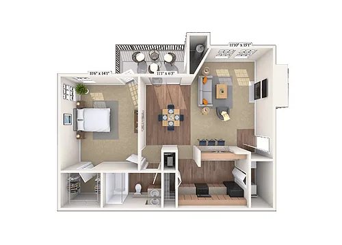 Floor plan The Saratoga
