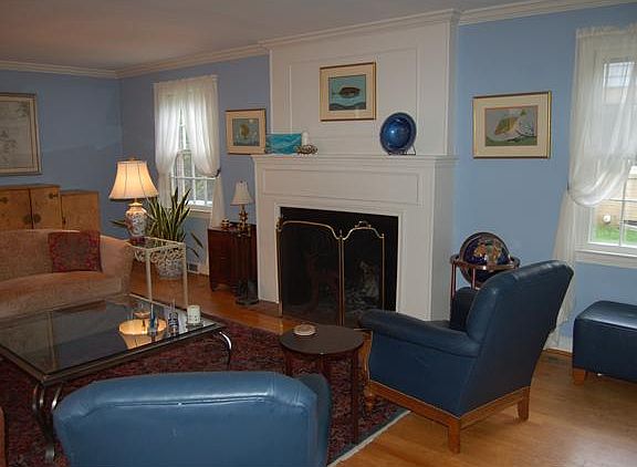 Living Room with Fireplace