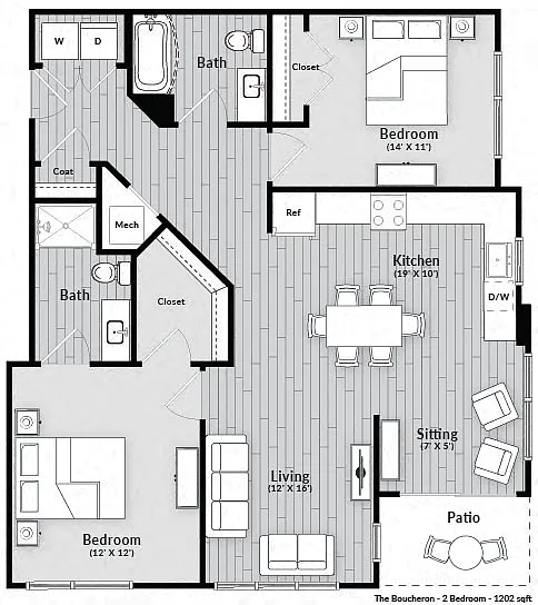 Floor plan The Boucheron