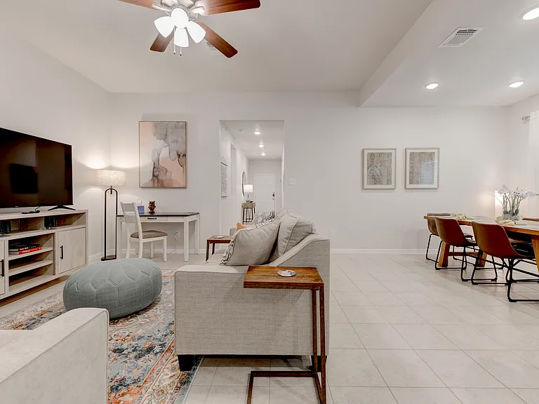 Spacious family room