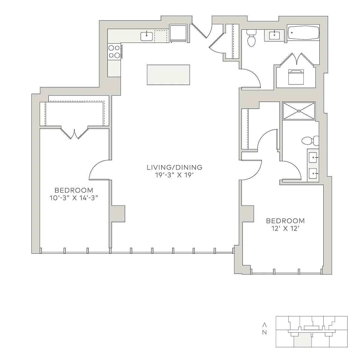 Floor plan sop-2b2N