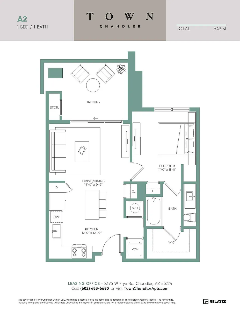 Floor plan A2