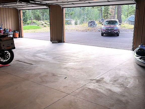 1500 sf radiant heated gar.
