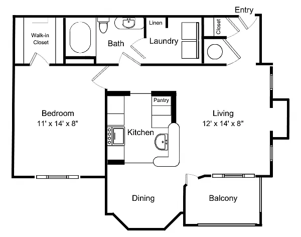 Floor plan A1 - Adelaide
