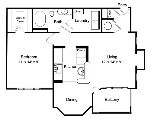Floor plan A1 - Adelaide
