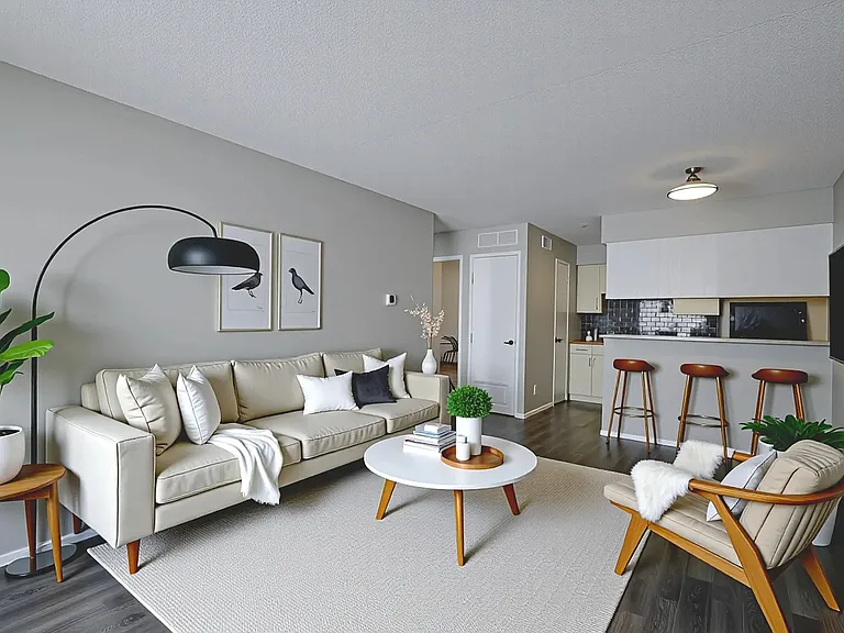 Establishment Living Room Staged
