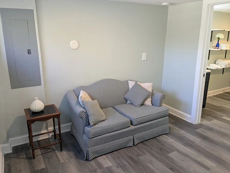 Downstairs living area