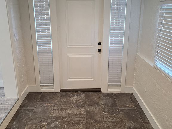 Front entry.