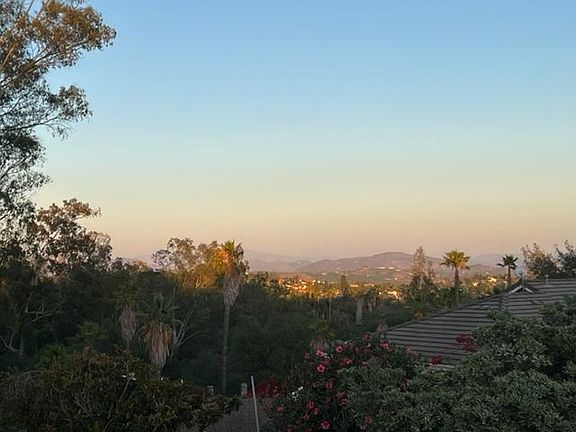 house level looking at lower back garden and mountain view
