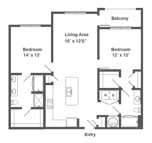 Floor plan B4-1204