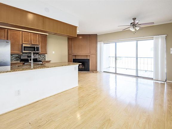 Your living and kitchen area is ready for you to put your special touches.