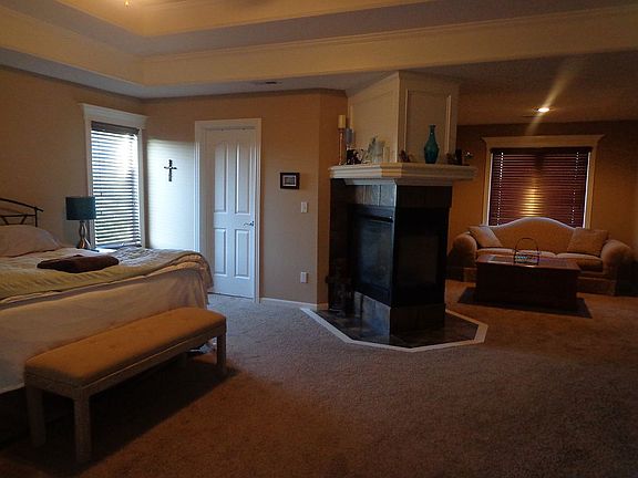 Gas Fireplace in Suite