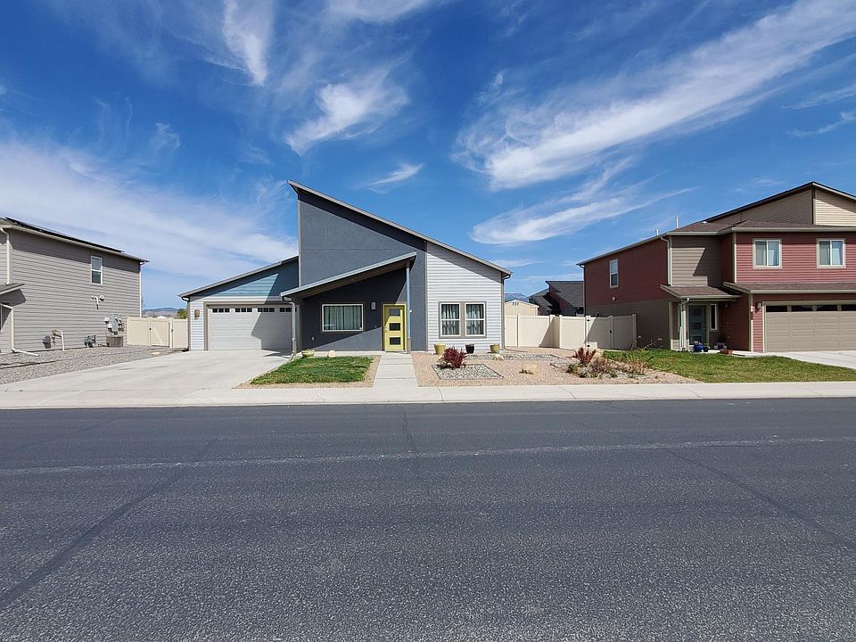 View from the street of front on house
