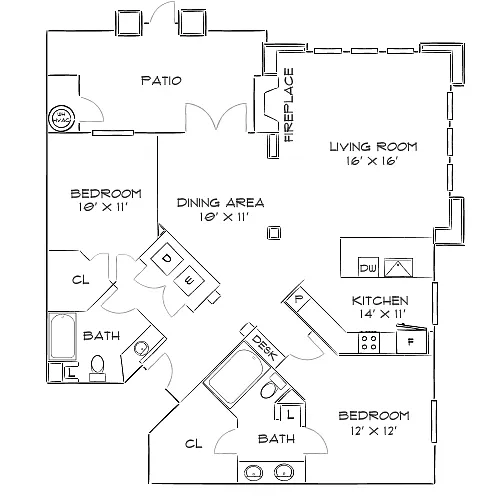 Floor plan Design 2C