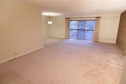 Livingroom with dining area in upper left.