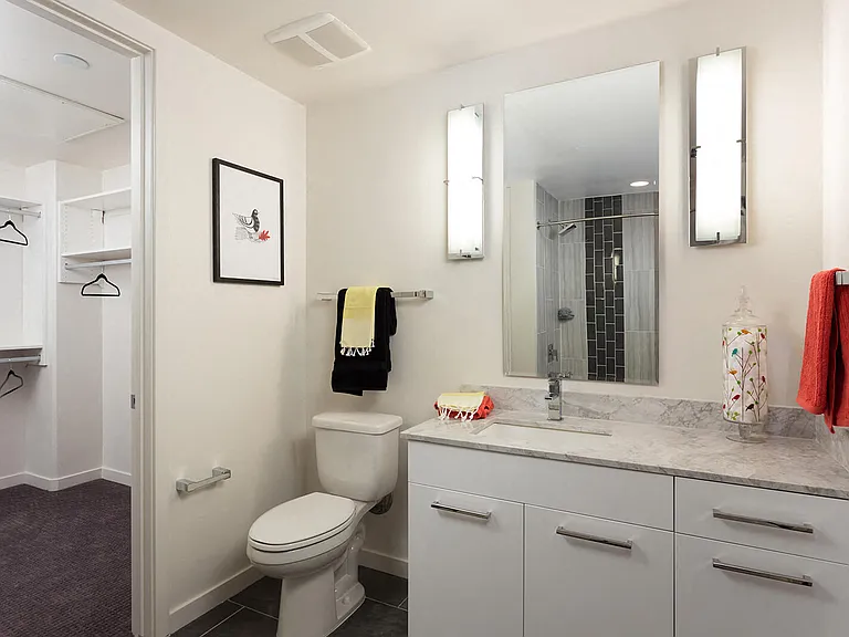 Ample storage including walk-in closets available