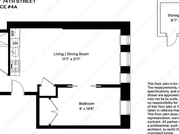 2nd image of 120 W 74th St #4A
