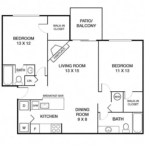Floor plan Mustang
