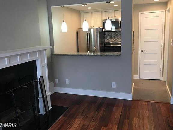 Fire place in living area