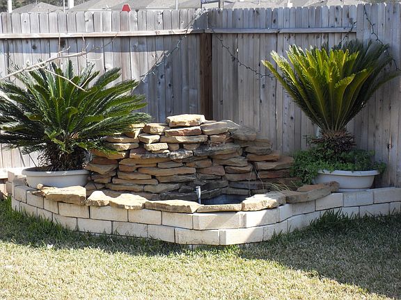 Backyard fountain