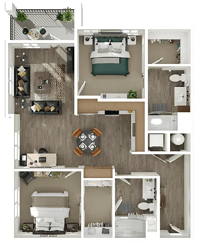 Floor plan B2