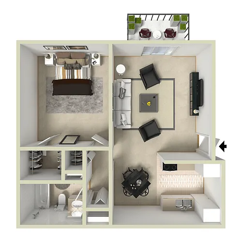 Floor plan Opal - Renovated