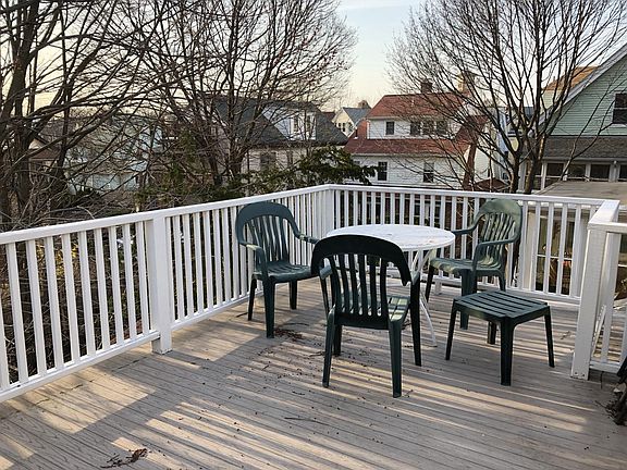 Deck facing west and sunsets