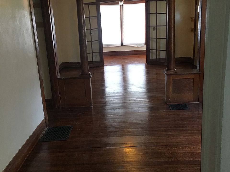 Living room and dining room