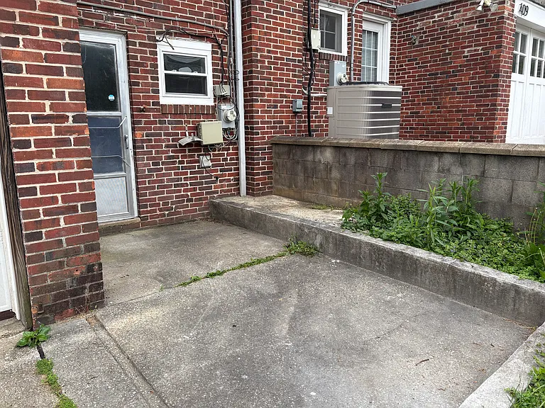 Walk out to patio at lower level