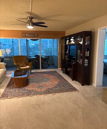 Living Room with view of Lanai